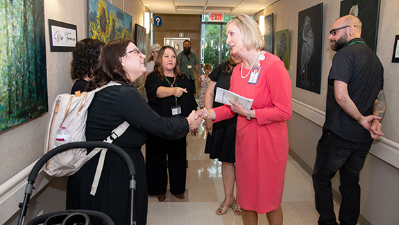 Works from 41 local artists bring color to hospital halls